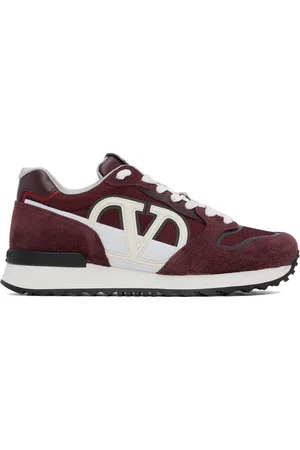 VALENTINO GARAVANI Baskets Pace bourgogne à logos en V