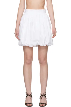 Dolce & Gabbana Minijupe blanche à ourlet bouffant