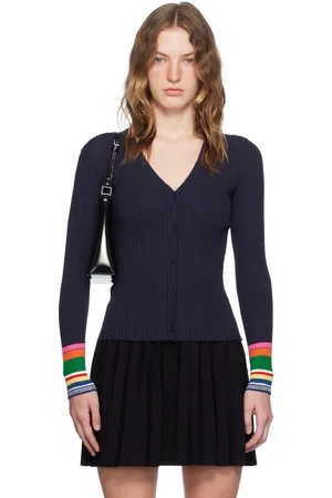 Staud Cardigan Cargo bleu marine