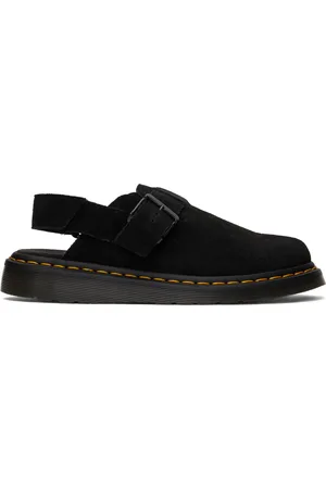 Dr. Martens Flâneurs Jorge II noirs en suède à bride arrière