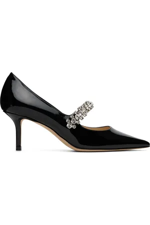 Jimmy Choo Chaussures à talon aiguille 65 noires à bride Bing