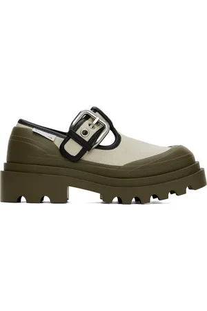 Bottega Veneta Flâneurs de style Charles IX Trek beige et kaki
