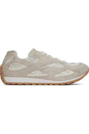 Bottega Veneta Baskets Orbit blanc et gris