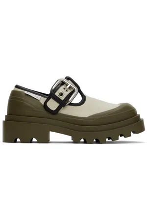 Bottega Veneta Flâneurs de style Charles IX Trek beige et kaki