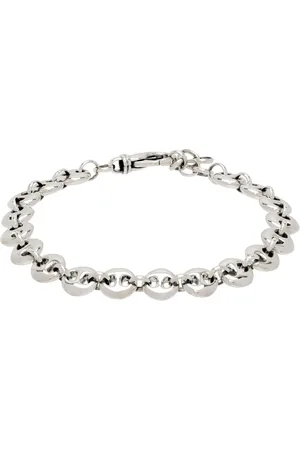 Sophie Buhai Bracelet-chainette argenté à petits maillons circulaires