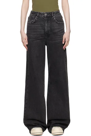 KSUBI Jean Strider Lovestruck noir en denim extensible