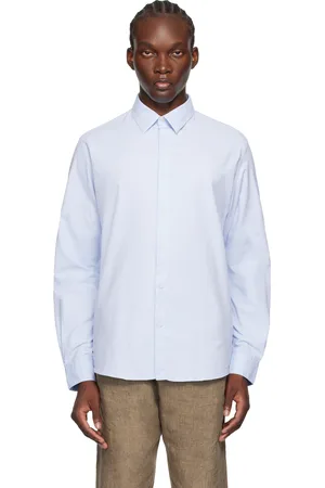 Sunspel Chemise oxford bleue