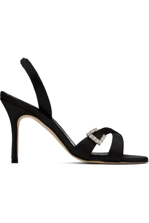 Manolo Blahnik Sandales à talon aiguille Ramisli noires