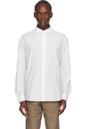 Sunspel Chemise blanche en popeline légère