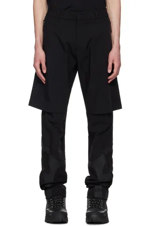 HELIOT EMIL Pantalon étagé noir