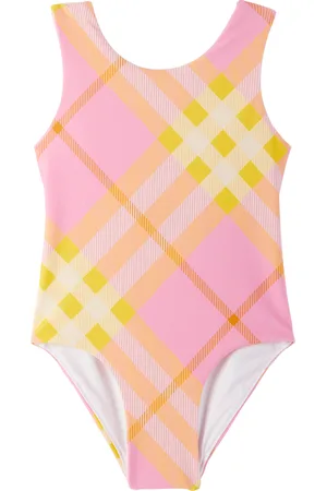 Burberry Enfant | Maillot de bain une pièce rose à carreaux