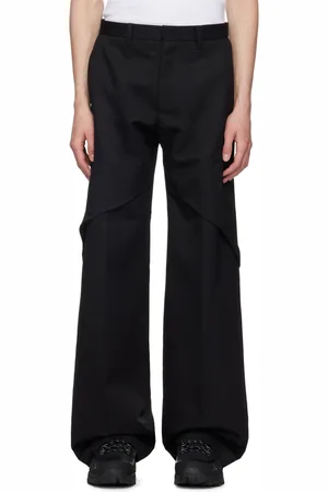 HELIOT EMIL Pantalon façon costume Robur noir