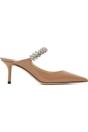 Jimmy Choo Chaussures à talon aiguille 65 roses à bride Bing