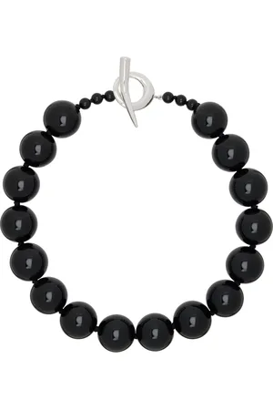 Sophie Buhai Collier uniforme noir à perles d