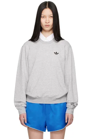 WALES BONNER Pull molletonné gris édition adidas Originals