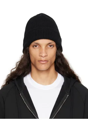 Tom Ford Bonnet noir en tricot de cachemire