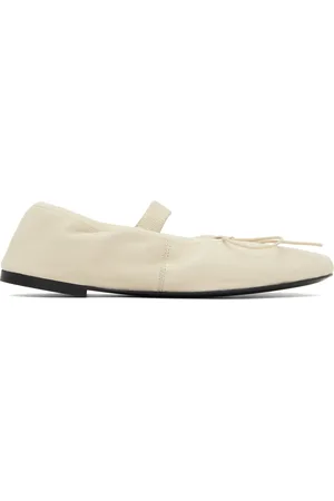Proenza Schouler Ballerines de style Charles IX Glove blanc cassé