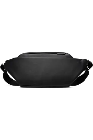 CÔTE&CIEL Pochette Isarau noire en cuir Alias