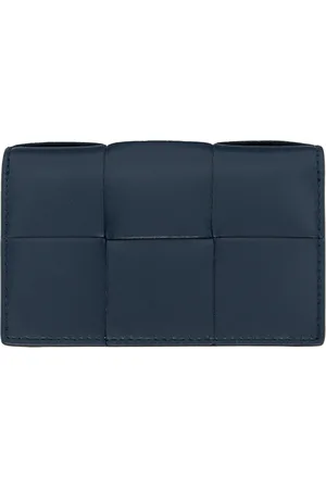 Bottega Veneta Porte-carte Cassette bleu marine