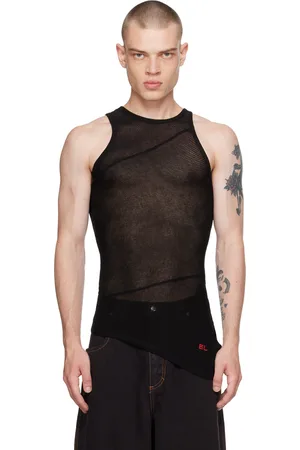 ECKHAUS LATTA Débardeur coupé sur le biais noir