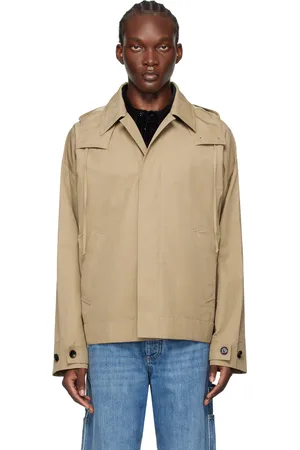 Bottega Veneta Blouson beige en coton technique