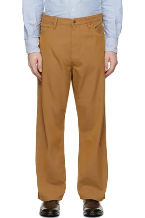 Beams Pantalon de peintre brun clair