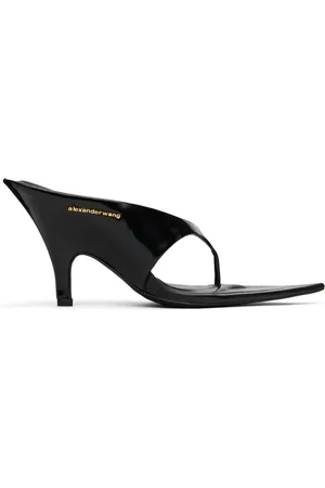 Alexander Wang Sandales à talon aiguille Irina noires à bout pointu