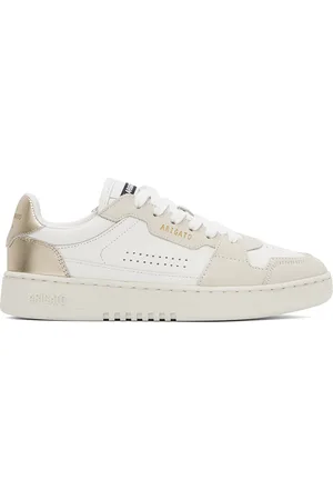 Axel Arigato Baskets basses Dice blanc et doré