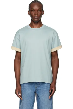 Bottega Veneta T-shirt étagé bleu