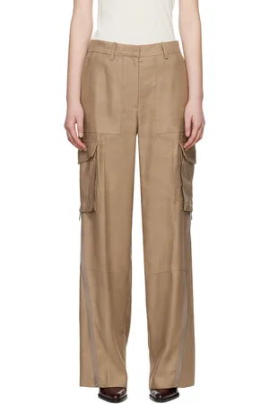 Helmut Lang Pantalon menuisier cargo brun