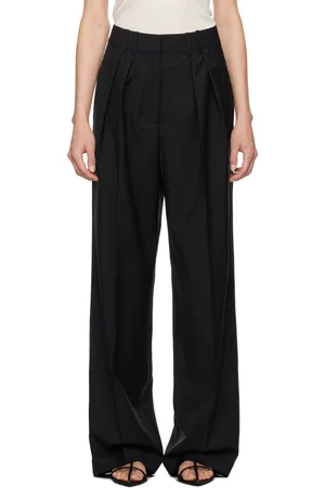 Rohe Pantalon façon tailleur noir