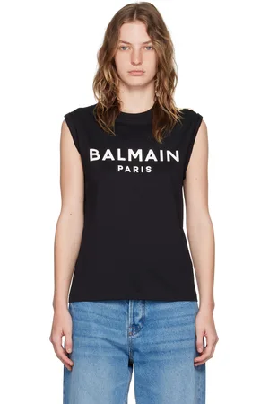 Balmain Débardeur noir à logo