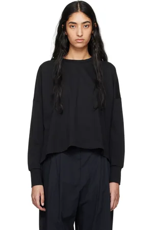 STUDIO NICHOLSON T-shirt à manches longues Loop noir