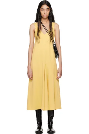 STUDIO NICHOLSON Robe longue Wylie jaune