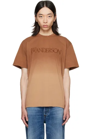 J.W.Anderson T-shirt brun à effet dégradé