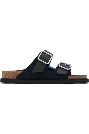Birkenstock Sandales Arizona bleu marine en PVC laiteux - 1774