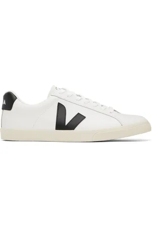 Veja Baskets Esplar blanc et noir à logos