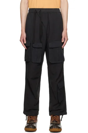 Maharishi Pantalon cargo asymétrique noir