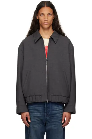 Lanvin Blouson gris à glissière