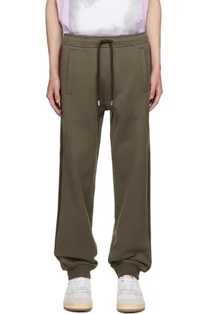 Lanvin Pantalon de survêtement taupe à garnitures Curb