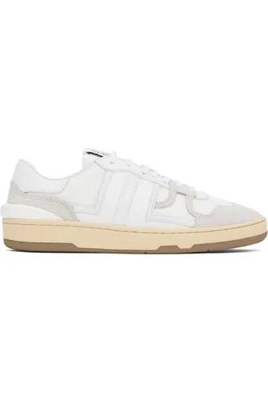 Lanvin Baskets Clay blanches en filet