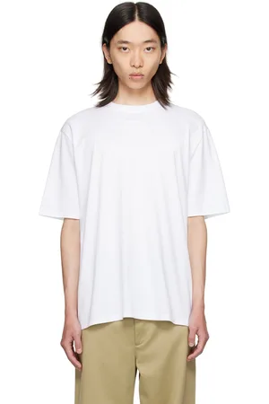 Lanvin T-shirt blanc à écusson à logo