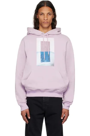 Lanvin Pull à capuche mauve à imprimé Archives
