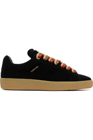 Lanvin Baskets Curb Lite noires en suède