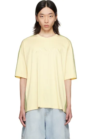 Lanvin T-shirt jaune à garnitures Curb