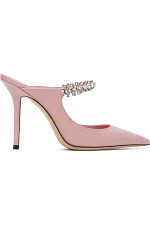 Jimmy Choo Mules 100 roses à bride Bing