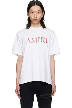 AMIRI T-shirt blanc à logo dégradé