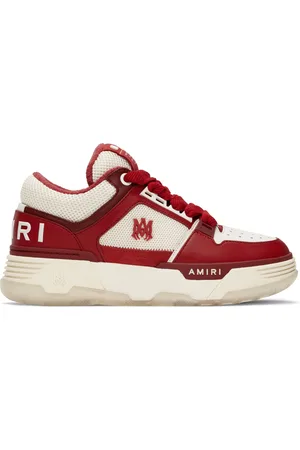 AMIRI Baskets MA-1 blanc et rouge