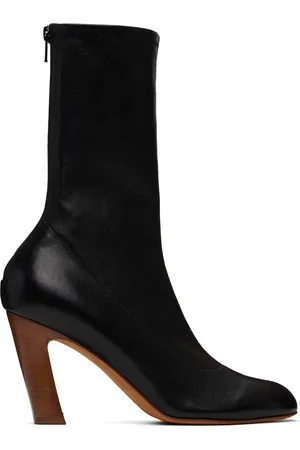 Khaite Bottes à talon haut Apollo noires