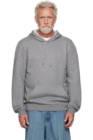 SKIMS Pull à capuche gris - Fleece Lounge